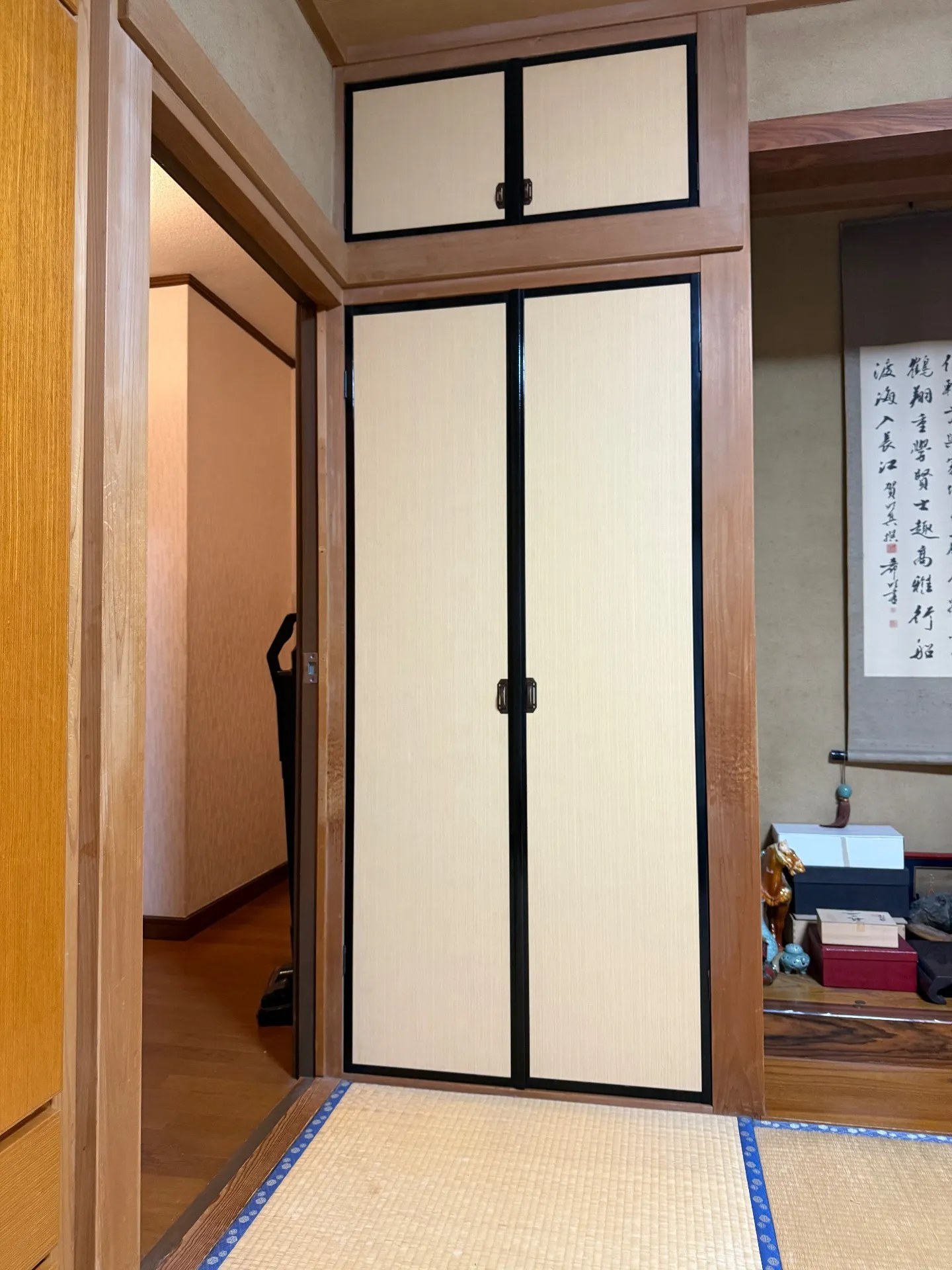 和室の襖貼り替え